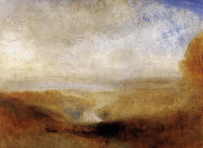 Joseph Mallord William Turner Landscape with a River and a Bay in the Background china oil painting image